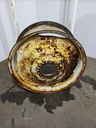 16"W x 38"D, John Deere Yellow 9-Hole Stamped Plate