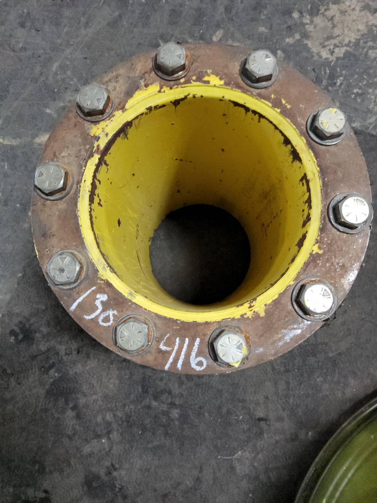 10-Hole 21.5"L Hub Extension, John Deere Yellow