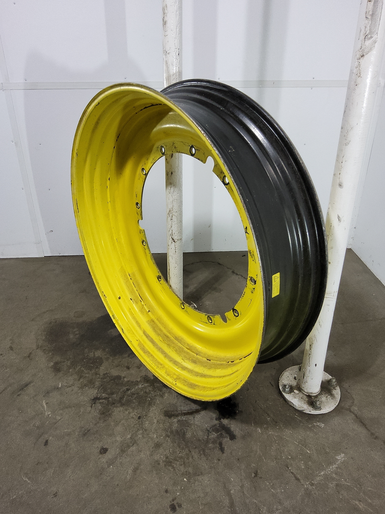 12"W x 50"D, John Deere Yellow 12-Hole Stub Disc