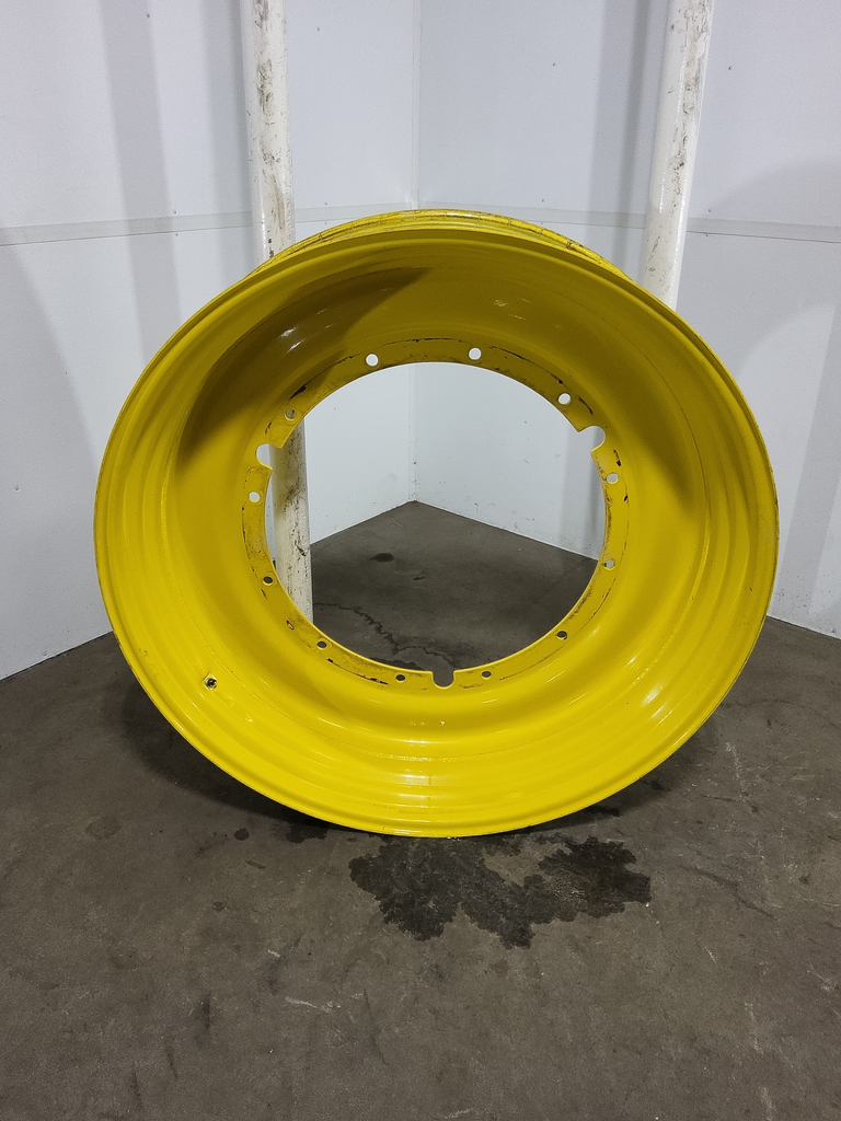 12"W x 50"D, John Deere Yellow 12-Hole Stub Disc