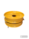 10"W x 54"D, Hagie Yellow 10-Hole Spun Disc