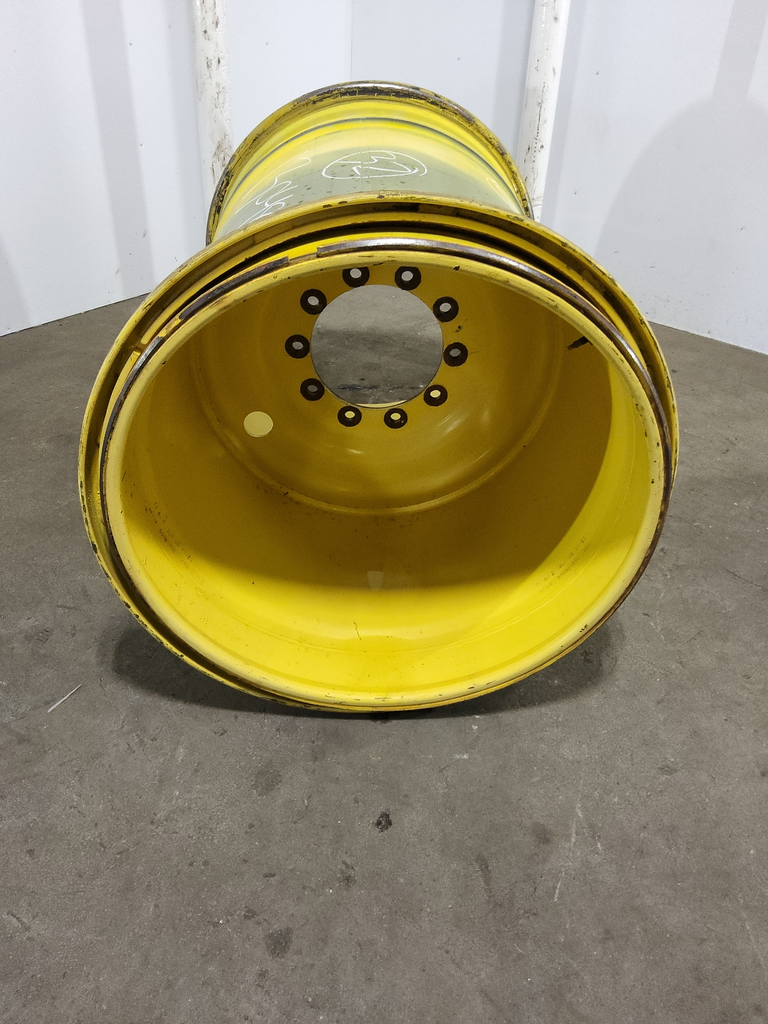 44"W x 32"D, John Deere Yellow 10-Hole 3 Piece Formed Plate