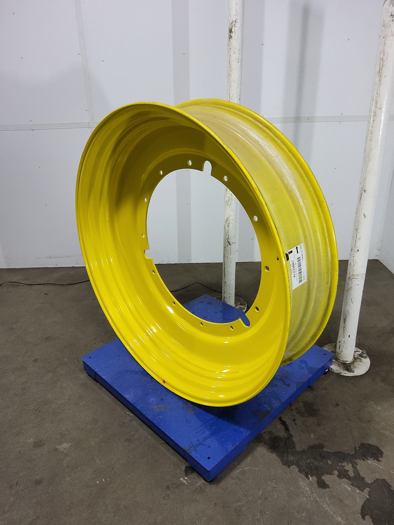 12"W x 50"D, John Deere Yellow 12-Hole Stub Disc