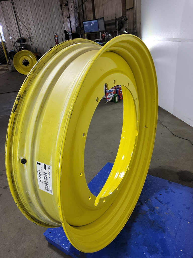 12"W x 50"D, John Deere Yellow 12-Hole Stub Disc