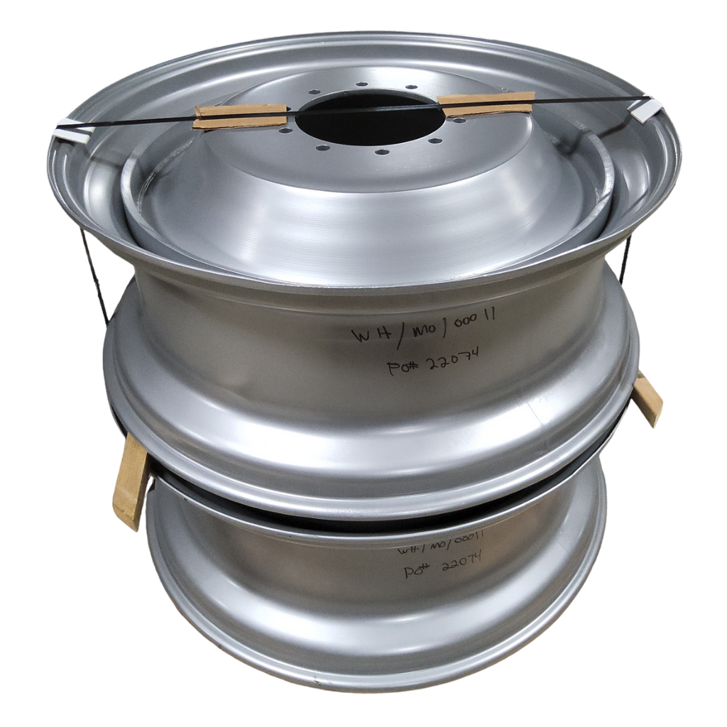 16"W x 42"D, Case IH Silver Mist 10-Hole Spun Disc