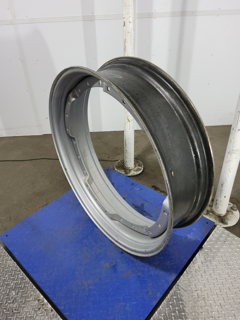 10"W x 38"D, Case IH Silver Mist 12-Hole Waffle Wheel (Groups of 3 bolts)