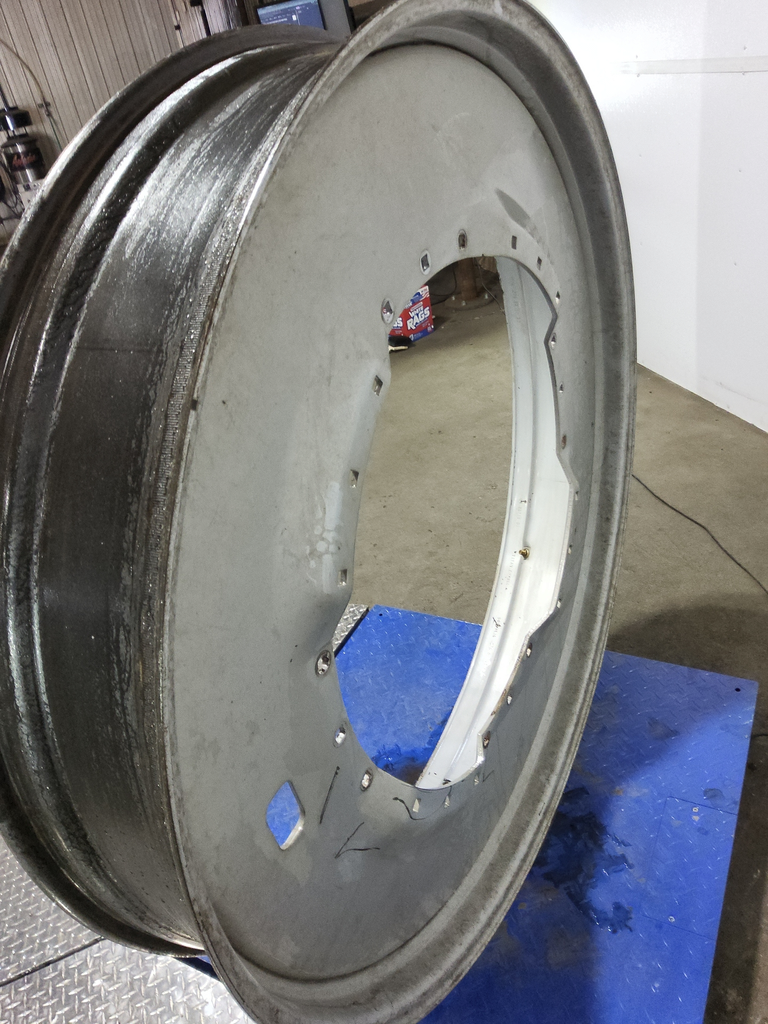 10"W x 54"D, Case IH Silver Mist 12-Hole Waffle Wheel (Groups of 3 bolts)