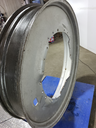 10"W x 54"D, Case IH Silver Mist 12-Hole Waffle Wheel (Groups of 3 bolts)