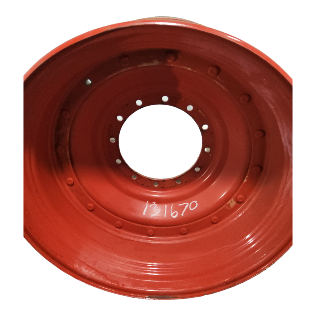 12-Hole Stub Disc Center for 38"-54" Rim, Fendt/Agco Red