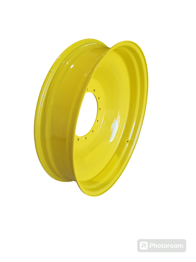 10"W x 42"D, John Deere Yellow 12-Hole Spun Disc