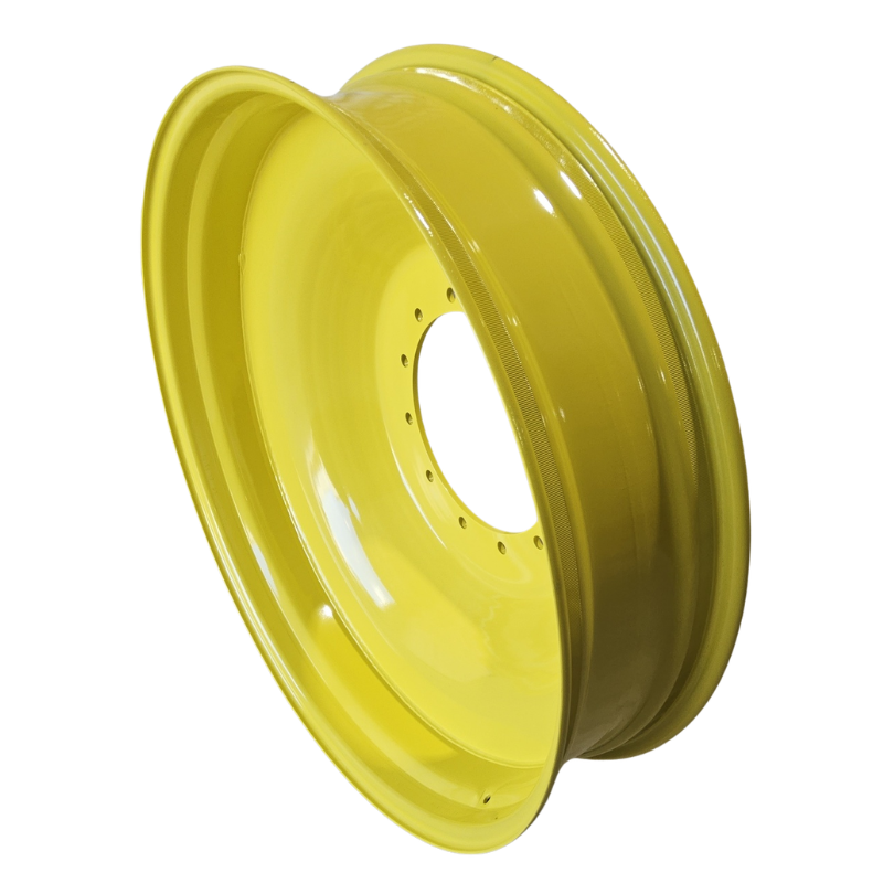 10"W x 42"D, John Deere Yellow 12-Hole Spun Disc