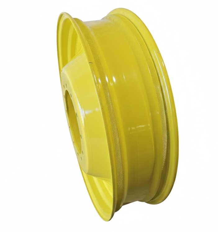 10"W x 42"D, John Deere Yellow 12-Hole Spun Disc