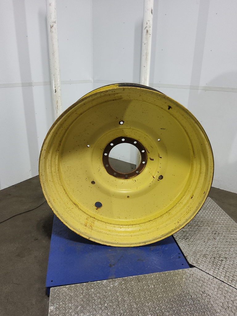 16"W x 46"D, John Deere Yellow 10-Hole Formed Plate