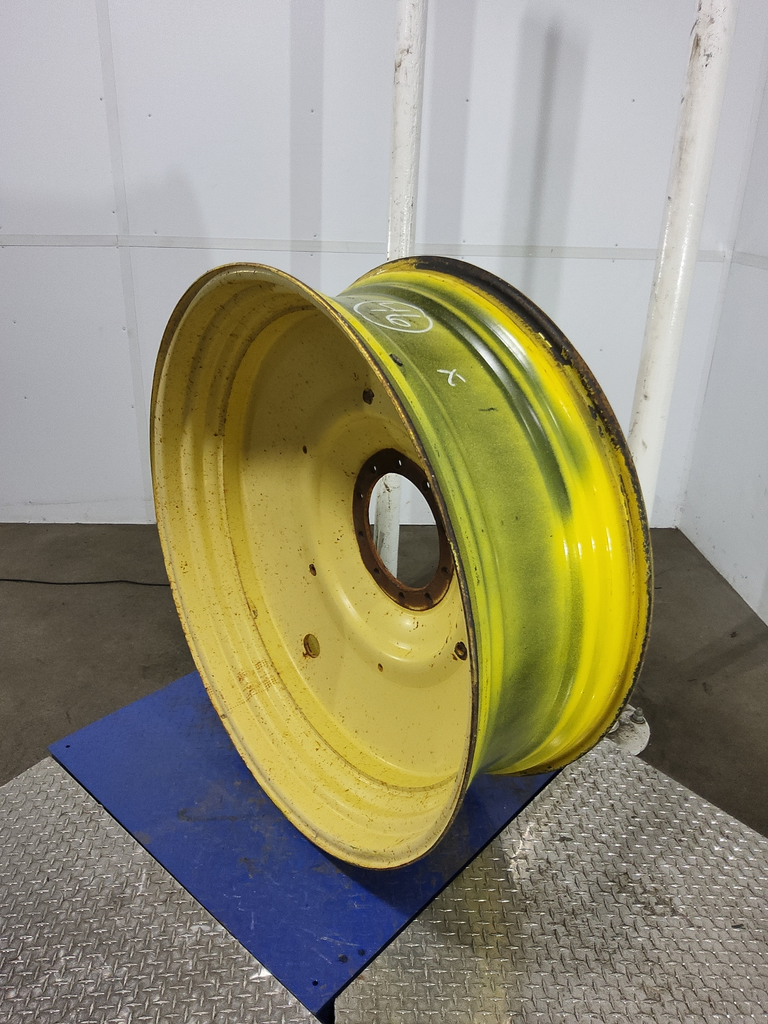 16"W x 46"D, John Deere Yellow 10-Hole Formed Plate