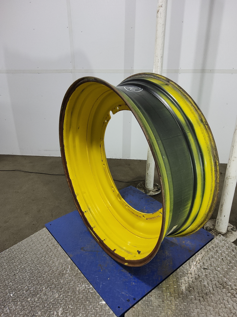 16"W x 46"D, John Deere Yellow 12-Hole Stub Disc