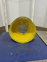 9"W x 18"D, John Deere Yellow 8-Hole Flat Plate
