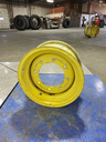 9"W x 18"D, John Deere Yellow 8-Hole Flat Plate