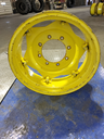 8"W x 24"D, John Deere Yellow 6-Hole Rim with Clamp/U-Clamp