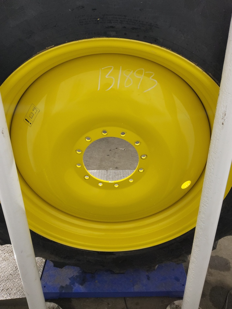 13"W x 46"D, John Deere Yellow 10-Hole Bubble Disc