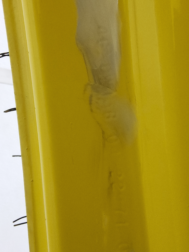 13"W x 46"D, John Deere Yellow 10-Hole Bubble Disc