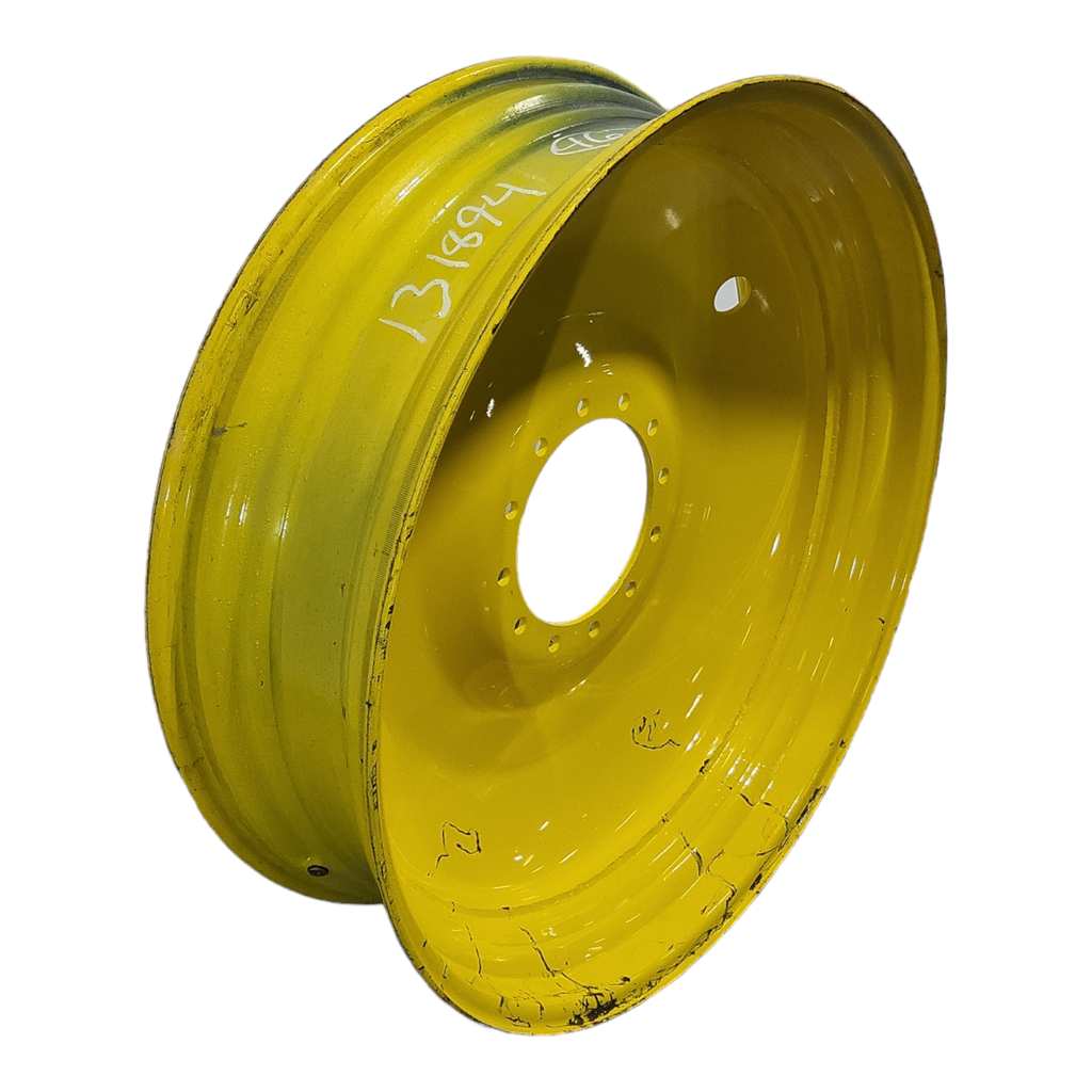 13"W x 46"D, John Deere Yellow 12-Hole Bubble Disc