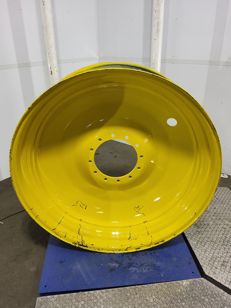 13"W x 46"D, John Deere Yellow 12-Hole Bubble Disc