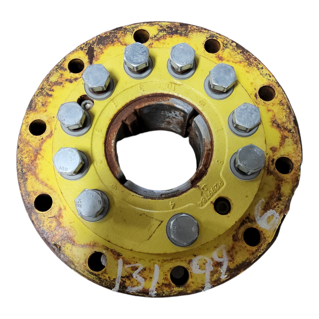 10-Hole Wedg-Lok OE Style, 4.72" (120.02mm) axle, John Deere Yellow