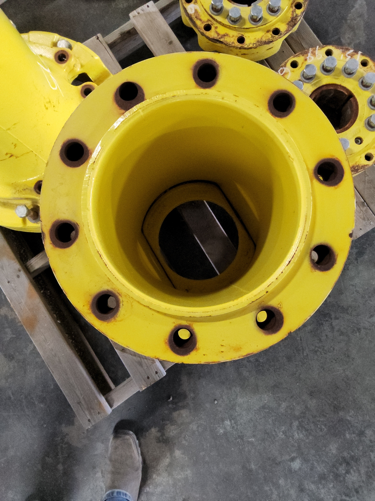 10 to 12-Hole 28"L FWD Spacer(2-PC OE Style), John Deere Yellow