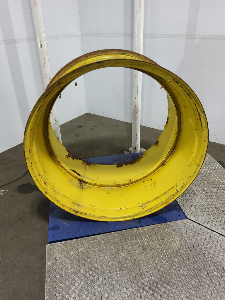 16"W x 42"D, John Deere Yellow Band Dual "T" Rail