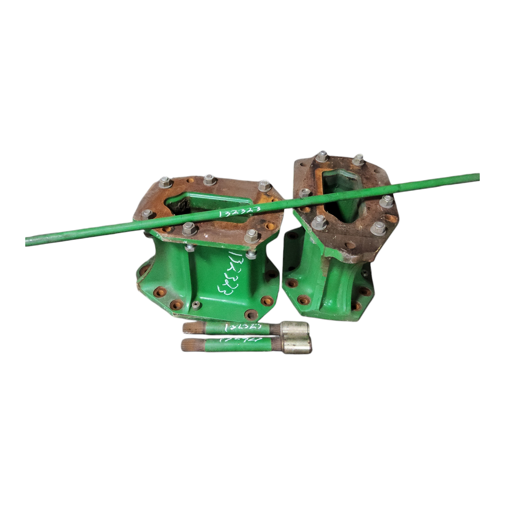 15.75"L Combine Frame Extension for John Deere Combine 9000 Series[Single Reduction same as Ring and Pinion] ("A" 18/18 Spline Equal Length Shafts), John Deere Green