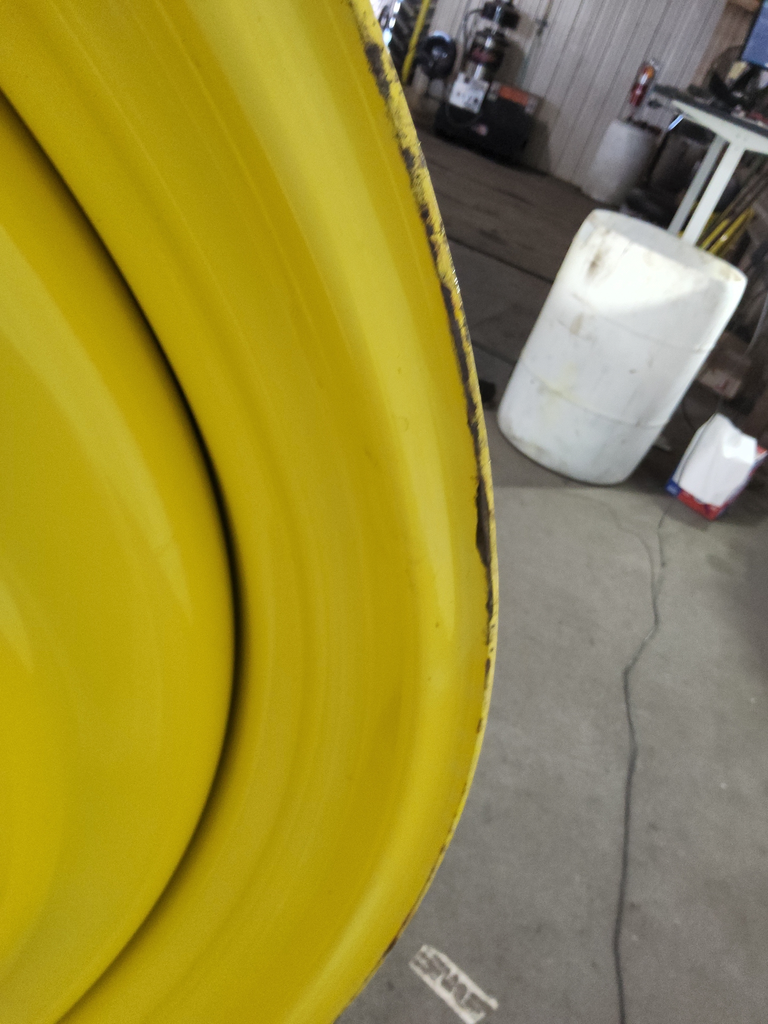 12"W x 50"D, John Deere Yellow 12-Hole Stub Disc