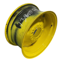 12"W x 24"D, John Deere Yellow 6-Hole Rim with Clamp/Loop Style