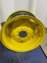12"W x 24"D, John Deere Yellow 6-Hole Rim with Clamp/Loop Style