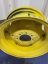 12"W x 24"D, John Deere Yellow 6-Hole Rim with Clamp/Loop Style