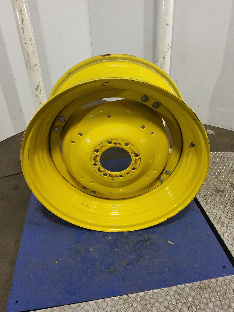 15"W x 30"D, John Deere Yellow 8-Hole Stub Disc (groups of 2 bolts)