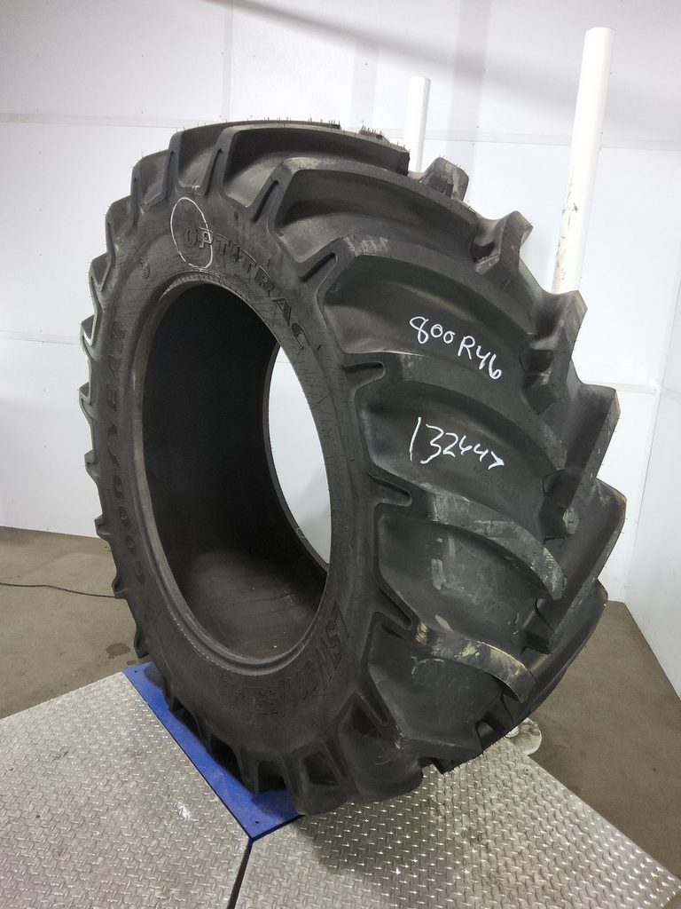 LSW800/55R46 Goodyear Farm DT830 Optitrac R-1W 178D 99%