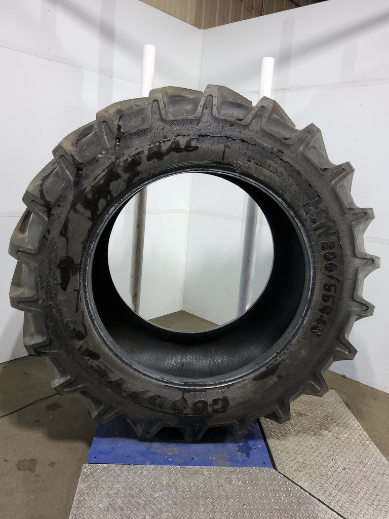 LSW800/55R46 Goodyear Farm DT830 Optitrac R-1W