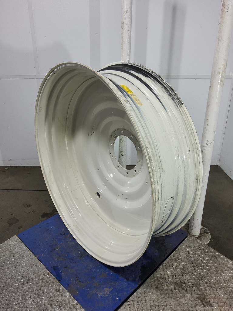 15"W x 50"D, New Holland White 10-Hole Formed Plate