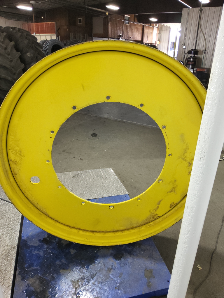 10"W x 54"D, John Deere Yellow 12-Hole Stub Disc