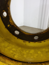 27"W x 32"D, John Deere Yellow 8-Hole Formed Plate