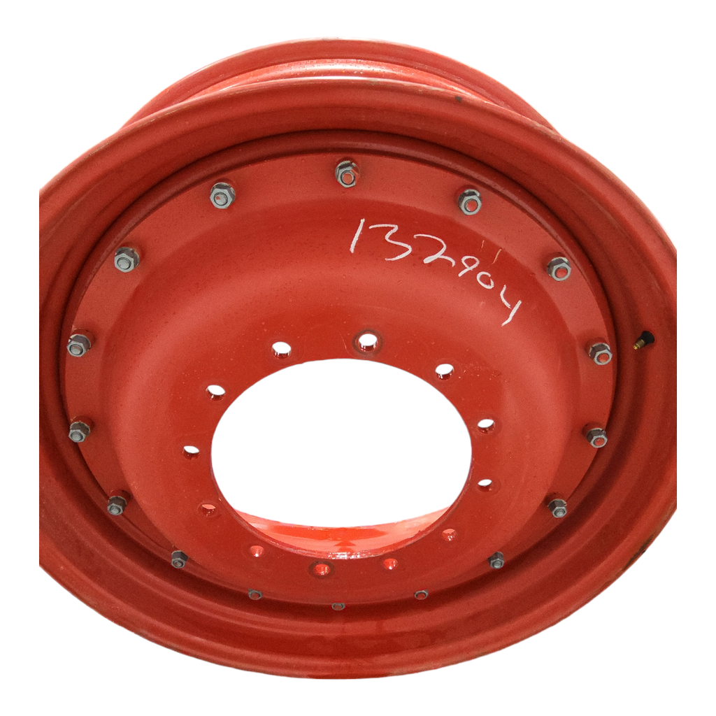 12-Hole Stub Disc Center for 38"-54" Rim, Fendt/Agco Red