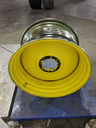 18"W x 28"D, John Deere Yellow 8-Hole Formed Plate