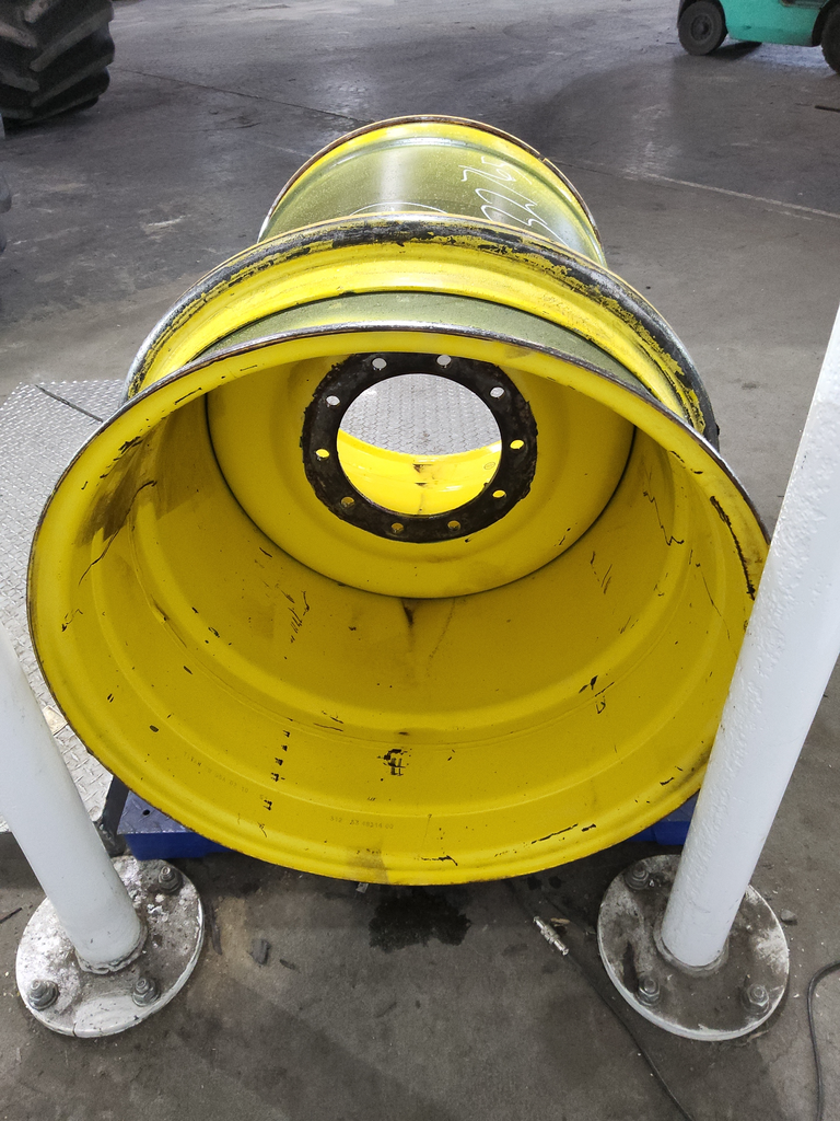 44"W x 32"D, John Deere Yellow 10-Hole 3 Piece Formed Plate