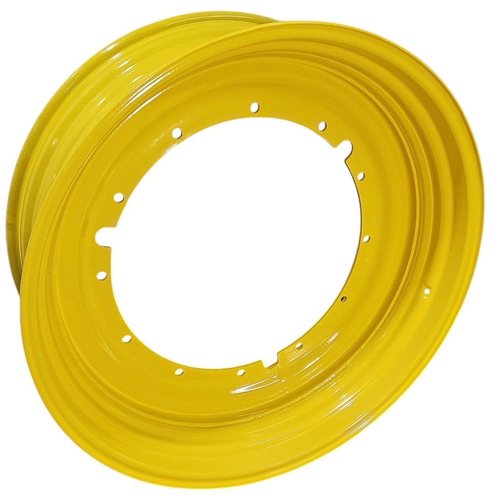 16"W x 46"D, John Deere Yellow 12-Hole Stub Disc