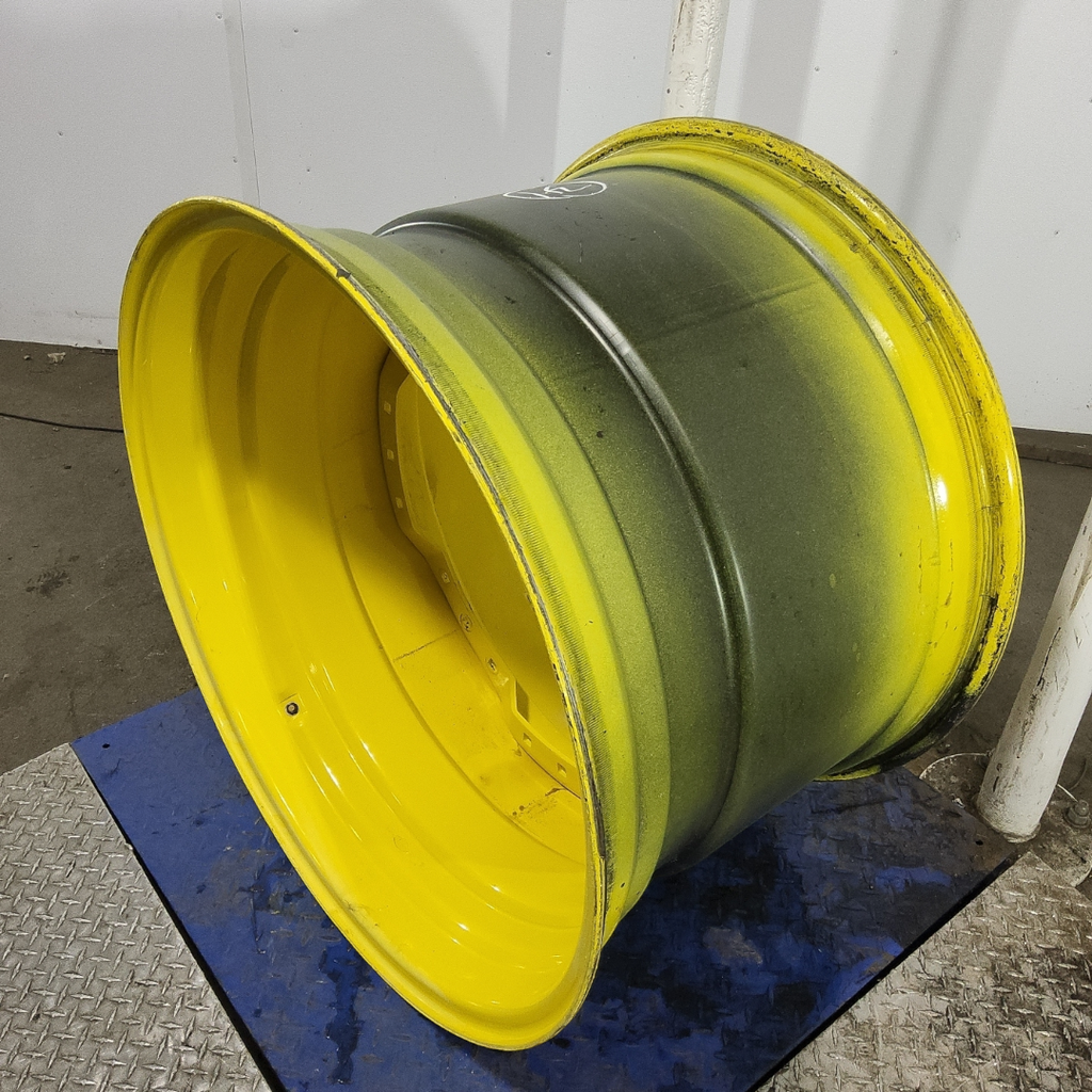 23"W x 34"D, John Deere Yellow 12-Hole Waffle Wheel (Groups of 3 bolts)