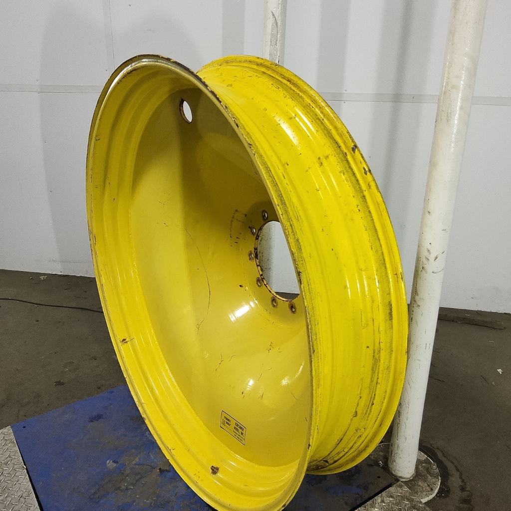 10"W x 50"D, John Deere Yellow 10-Hole Spun Disc