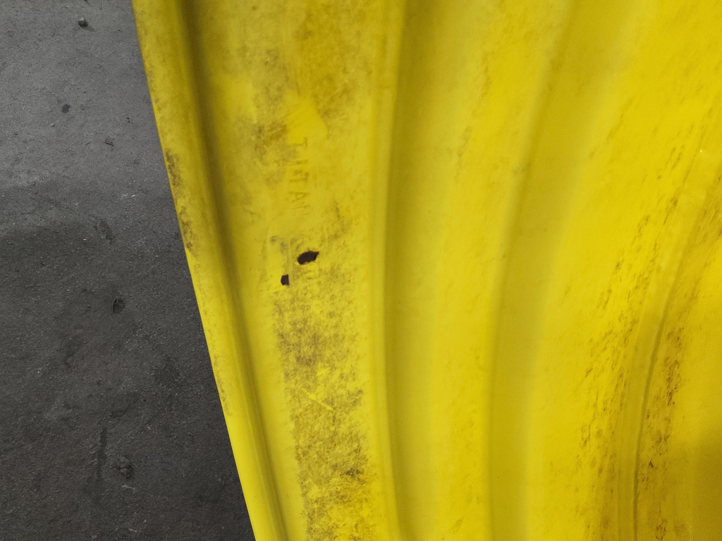 15"W x 50"D, John Deere Yellow 12-Hole Stub Disc