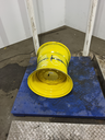 18"W x 16.1"D, John Deere Yellow 8-Hole Spun Disc