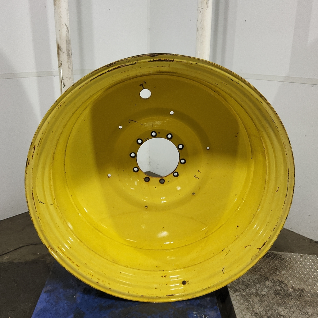 12"W x 50"D, John Deere Yellow 10-Hole Formed Plate