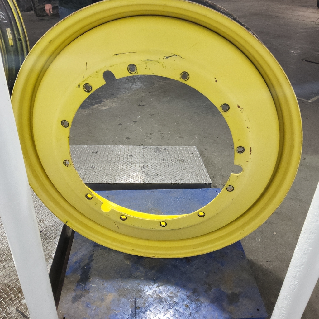 12"W x 50"D, John Deere Yellow 12-Hole Stub Disc